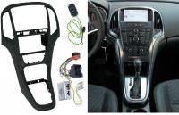 Переходная рамка для Opel Astra J (черная) (2009-2017) 2 DIN - CarBaza