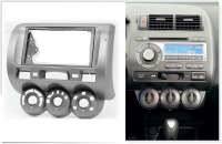 Переходная рамка для Honda Jazz I (темно-серая, с кондиционером) (2001-2008) 2 DIN - купить в СarBaza Переходная рамка для Honda Jazz I (темно-серая, с кондиционером) (2001-2008) 2 DIN - CarBaza