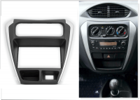 Переходная рамка для Suzuki Maruti Alto 800 (черно-серебристая) (2016+) 2 DIN - CarBaza