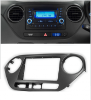 Переходная рамка для Hyundai i10 II Дорестайл (с часами) (2013-2016) 2 DIN - CarBaza