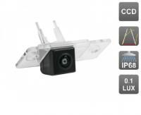 Камера заднего вида для Volkswagen Touareg I (GP) (2002 - 2010) с динамической разметкой - CarBaza