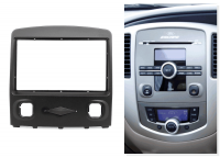 Переходная рамка для Ford Escape II (черная) (2007-2012) 2 DIN - CarBaza