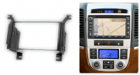 Переходная рамка для Hyundai Santa Fe II Дорестайл (с навигацией) (2005-2010) 2 DIN - CarBaza