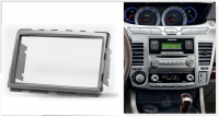 Переходная рамка для Ssang Yong Stavic (серая) (2013+) 2 DIN - CarBaza