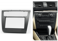 Переходная рамка для BMW 1-Series (E88) Рестайл (с климат-контролем) (2007-2011) 2 DIN - CarBaza