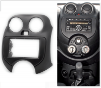 Переходная рамка для Renault Pulse (черная) (2012-2017) 2 DIN - CarBaza