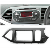 Переходная рамка для Kia Picanto II (TA) (правый руль) (2011-2017) 2 DIN - CarBaza