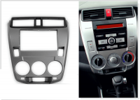 Переходная рамка для Honda City V (серая) (2008-2014) 2 DIN - CarBaza