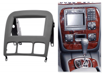 Переходная рамка для Mercedes S-Klasse (W220) Дорестайл (черная) (1998-2005) 2 DIN - купить в СarBaza Переходная рамка для Mercedes S-Klasse (W220) Дорестайл (черная) (1998-2005) 2 DIN - CarBaza