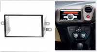 Переходная рамка для Honda Brio (черная) (2011+) 2 DIN - CarBaza
