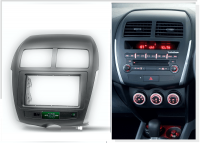 Переходная рамка для Mitsubishi ASX (2010+) 2 DIN - CarBaza