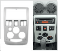 Переходная рамка для Renault Logan I Дорестайл (2004-2009) 2 DIN - CarBaza