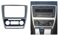 Переходная рамка для Skoda Octavia (A5) Рестайл (с климат-котролем) (2008-2013) OEM (original) - CarBaza