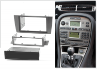 Переходная рамка для Jaguar X-Type (серая) (2001-2009) 2 DIN - CarBaza