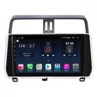 Штатная магнитола на Toyota Land Cruiser Prado 150 Рестайл 2 (2017+) 10 дюймов IPS DSP 4G (LTE) Android 10 (8 ядер, RAM 3GB, ROM 32GB) - CarBaza