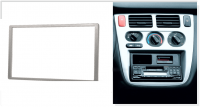 Переходная рамка для Honda HR-V I (серебристая) (1998-2006) 2 DIN - CarBaza