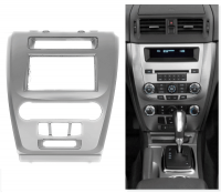 Переходная рамка для Ford Fusion I (серебристая) (2005-2012) 2 DIN - CarBaza