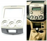 Переходная рамка для Ford Everest II (бронзовая) (2006-2009) 2 DIN - CarBaza