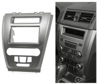 Переходная рамка для Ford Fusion I (черная) (2005-2012) 2 DIN - CarBaza