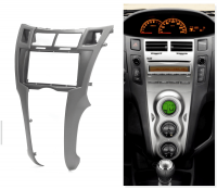 Переходная рамка для Toyota Platz II (черная) (2005-2011) 2 DIN - CarBaza