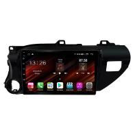 Штатная магнитола на Toyota Hilux VIII (2015+) 10 дюймов IPS DSP 4G (LTE) Android 10 (8 ядер, RAM 6GB, ROM 128GB) - CarBaza