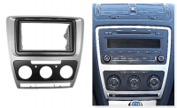 Переходная рамка для Skoda Octavia (A5) Рестайл (с кондиционером) (2008-2013) 2 DIN - купить в СarBaza Переходная рамка для Skoda Octavia (A5) Рестайл (с кондиционером) (2008-2013) 2 DIN - CarBaza