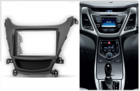 Переходная рамка для Hyundai Elantra (MD) (с карманом, правый руль) (2014-2015) 2 DIN - купить в СarBaza Переходная рамка для Hyundai Elantra (MD) (с карманом, правый руль) (2014-2015) 2 DIN - CarBaza