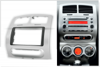 Переходная рамка для Toyota Ist II (серебристая) (2007-2016) 2 DIN - купить в СarBaza Переходная рамка для Toyota Ist II (серебристая) (2007-2016) 2 DIN - CarBaza