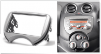 Переходная рамка для Nissan Micra IV (K13) Дорестайл (2010-2013) 2 DIN - CarBaza
