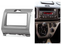 Переходная рамка для Kia Ray (серый цвет) (2011+) 2 DIN - CarBaza