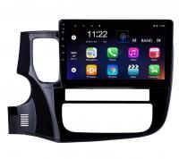 Штатная магнитола на Mitsubishi Outlander III Дорестайл (2012-2018) 10 дюймов IPS DSP Android 9 (4 ядра, RAM 2GB, ROM 32GB) - CarBaza