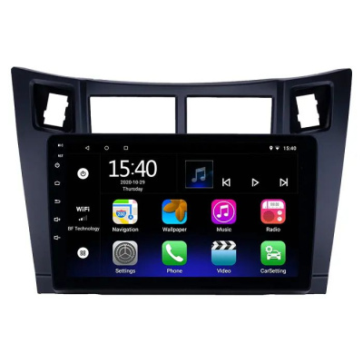 Штатная магнитола на Toyota Yaris II (2005-2012) 9 дюймов IPS Android 9 (4 ядра, RAM 1GB, ROM 16GB) - CarBaza, характеристики