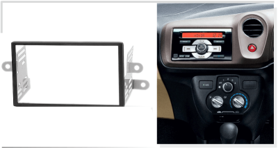 Переходная рамка для Honda Brio (черная) (2011+) 2 DIN - CarBaza, характеристики