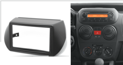 Переходная рамка для Fiat Qubo (2008+) 2 DIN - CarBaza, характеристики