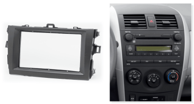 Переходная рамка для Toyota Corolla E140/E150 (2006-2013) 2 DIN - CarBaza, характеристики