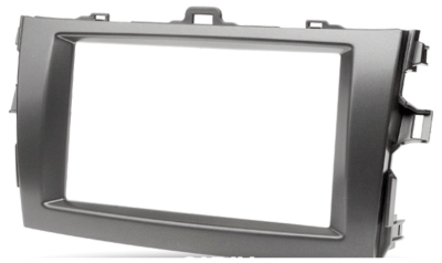 Переходная рамка для Toyota Corolla E140/E150 (антрацит) (2006-2013) 2 DIN - CarBaza, характеристики
