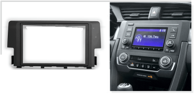 Переходная рамка для Honda Civic X (2015+) 2 DIN - CarBaza, характеристики