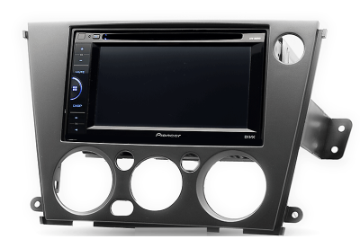 Переходная рамка для Subaru Legacy IV (BL/BP) (серая, с кондиционером) (2003-2009) 2 DIN - CarBaza, характеристики