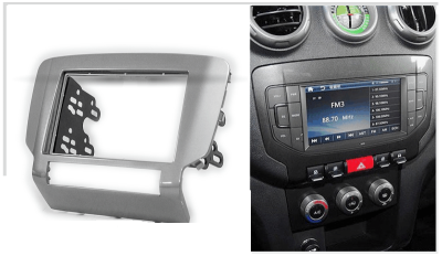 Переходная рамка для Baic BJ40 (серебристый глянец) (2013+) 2 DIN - CarBaza, характеристики