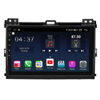 Штатная магнитола на Toyota Land Cruiser Prado 120 (2002-2009) 9 дюймов IPS DSP 4G (LTE) Android 10 (8 ядер, RAM 3GB, ROM 32GB) - CarBaza, характеристики
