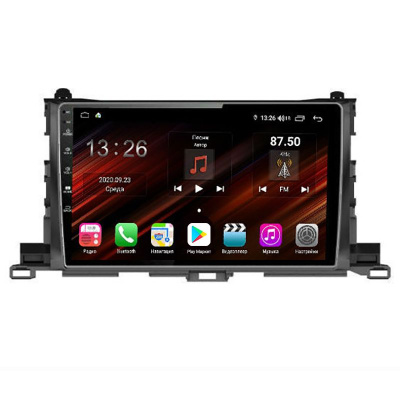 Штатная магнитола на Toyota Highlander III (2014+) 10 дюймов IPS DSP 4G (LTE) Android 10 (8 ядер, RAM 6GB, ROM 128GB) - CarBaza, характеристики