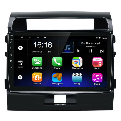 Штатная магнитола на Toyota Land Cruiser 200 Рестайл (2007-2015) 10 дюймов IPS DSP Android 9.0 (4 ядра, RAM 2GB, ROM 16GB) - CarBaza, характеристики