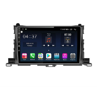 Штатная магнитола на Toyota Highlander III (2014+) 10 дюймов IPS DSP 4G (LTE) Android 10 (8 ядер, RAM 3GB, ROM 32GB) - CarBaza, характеристики