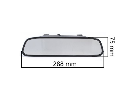 Зеркало с камерой и монитором 4.3" - CarBaza, характеристики