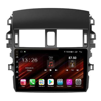 Штатная магнитола на Toyota Corolla E140/E150 (2006-2013) 9 дюймов IPS DSP 4G (LTE) Android 10 (8 ядер, RAM 6GB, ROM 128GB) - CarBaza, характеристики