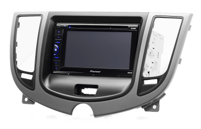 Переходная рамка для Chery M11 (A3) (черная с серым) (2010-2015) 2 DIN - CarBaza, характеристики