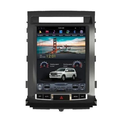 Штатная магнитола на Toyota Land Cruiser 200 Рестайл (2007-2015) 12.1 дюймов IPS DSP Android 9.0 (6 ядер, RAM 4GB, ROM 64GB) - CarBaza, характеристики