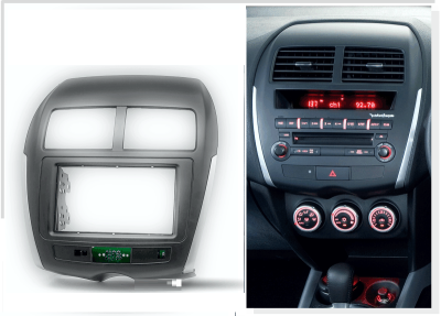 Переходная рамка для Mitsubishi ASX (2010+) 2 DIN - CarBaza, характеристики