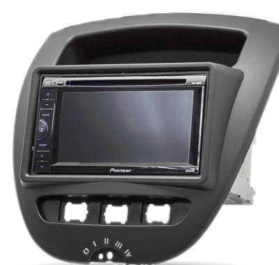 Переходная рамка для Peugeot 107 (2005-2014) 2 DIN - CarBaza, характеристики