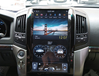 Штатная магнитола на Toyota Land Cruiser 200 Рестайл (2007-2015) 16 дюймов IPS DSP Android 9.0 (6 ядер, RAM 4GB, ROM 64GB) - CarBaza, характеристики